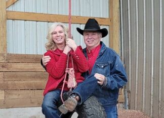 
			
				                                Brandi Courtney-Feagan and her husband Patrick Feagan.
 
			
		