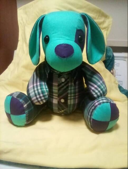 <p>Butler makes memorial stuffed animals to honor loved ones.</p>