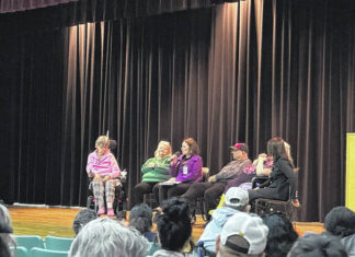 
			
				                                Residents speak with Amanda Grooms, District Long-Term Care Ombudsman for the Buffalo Trace Area Development District, at the annual Residents Forum.
                                 Lauren Tatman/The Ledger Independent

			
		