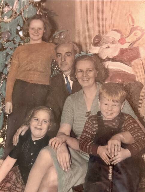 The Keith family at 7 West 3rd Street in approximately 1939-1940.
                                 Photo provided by James Keith