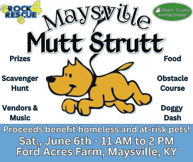 Unleash the fun at the fourth annual Maysville Mutt Strutt